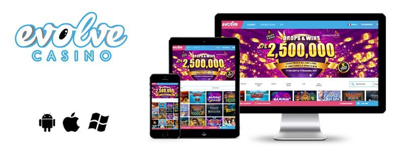 Guide de evolve casino bonus sans dépôt