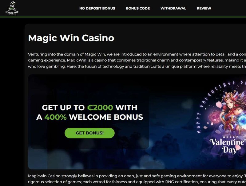 Image: Is Magic Win Casino the Best Place for Me to Gamble Online in the UK?